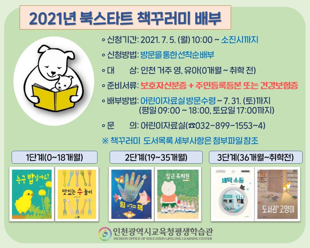 2021년 북스타트 책꾸러미 배부 안내의 2번째 이미지